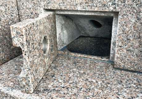 納骨防水壁の写真